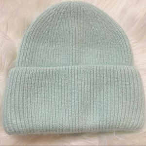 Rabbit Fur like Beanie Hat